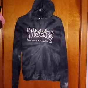 Thrasher Magazine Tie Dye Sweatshirt Hoodie Size S
